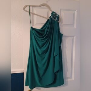 Emerald green one should dress